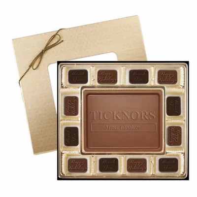Small Custom Chocolate Delight Gift Box 7" - Custom Stickers Now