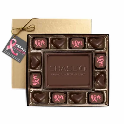 Hope, Love, Cure Chocolate Box - Custom Stickers Now