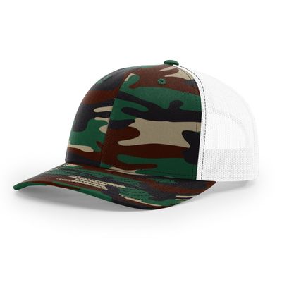 GREEN CAMO/WHITE GREEN CAMO/WHITE - Custom Stickers Now