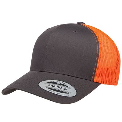 CHARCOAL/NEON ORANGE CHARCOAL/NEON ORANGE - Custom Stickers Now