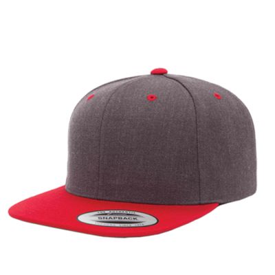 DARK HEATHER/RED DARK HEATHER/RED - Custom Stickers Now