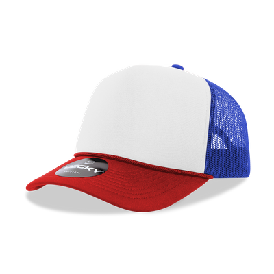 Red/Wht/Ryl Red/Wht/Ryl - Custom Stickers Now