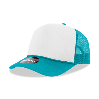Teal/White Teal/White - Custom Stickers Now