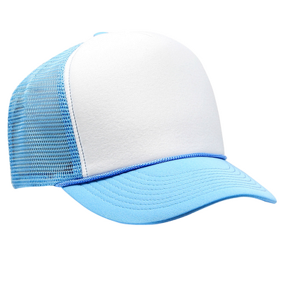 White/Columbia Blue White/Columbia Blue - Custom Stickers Now