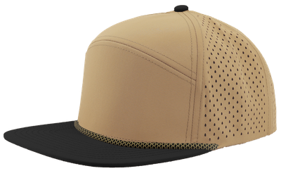 Khaki/Black Bill-Khaki Chainlink Rope Khaki/Black Bill-Khaki Chainlink Rope - Custom Stickers Now