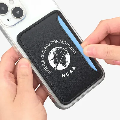 Leather Phone Wallet with Side Slit - Custom Stickers Now