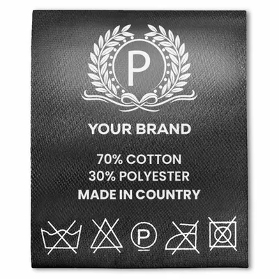 Printed Care Labels - Custom Stickers Now