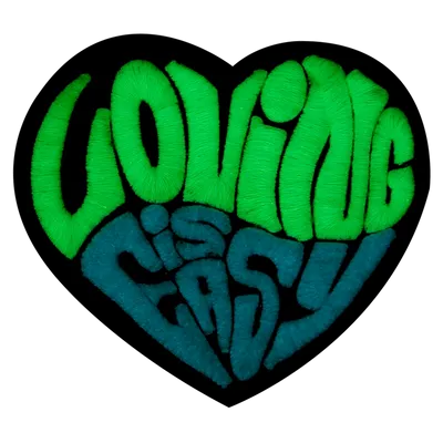 Glow 3D Embroidery Patch - Custom Stickers Now