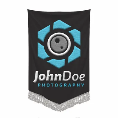 Embroidered Pennant - Custom Stickers Now