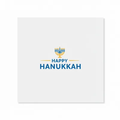 Hanukkah Napkins - Custom Stickers Now