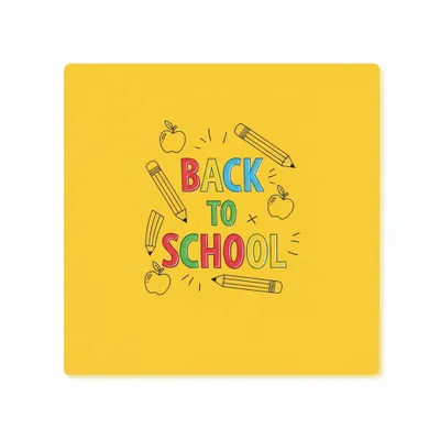 School Napkins - Custom Stickers Now