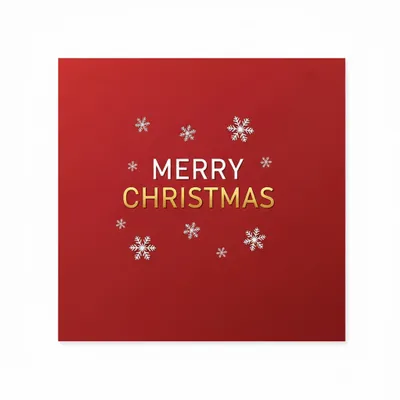 Christmas Napkins - Custom Stickers Now