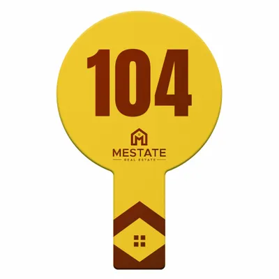 Rectangle Auction Paddles - Custom Stickers Now