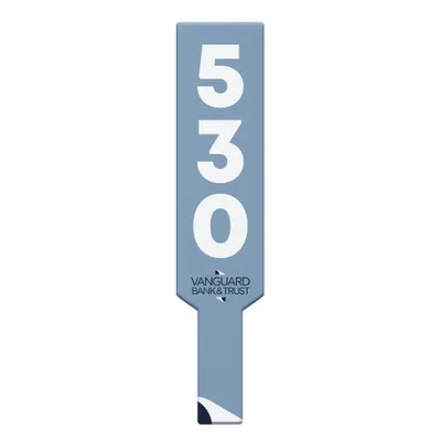 Rectangle Auction Paddles - Custom Stickers Now