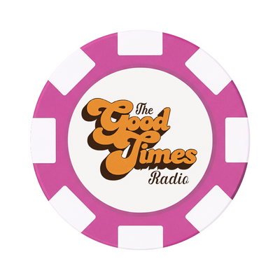 8 Stripe Custom Logo Poker Chips