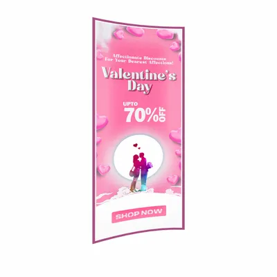 SEG Curved Lit Display Graphics - Custom Stickers Now