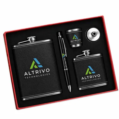 Camping Flask Sets - Custom Stickers Now