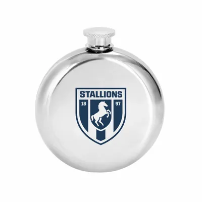 Round Hip Flasks - Custom Stickers Now