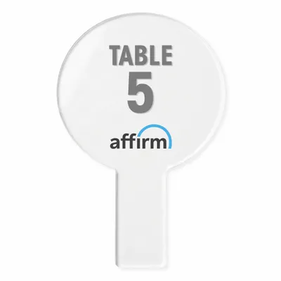 Acrylic Auction Paddles - Custom Stickers Now