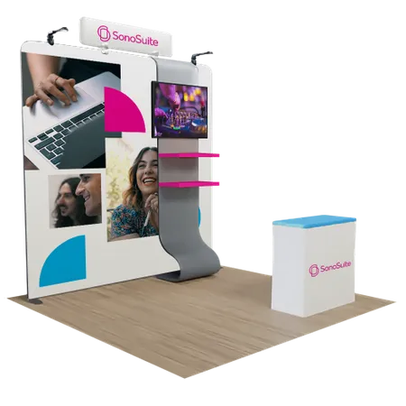 Expositores Multimedia Personalizables - Custom Stickers Now