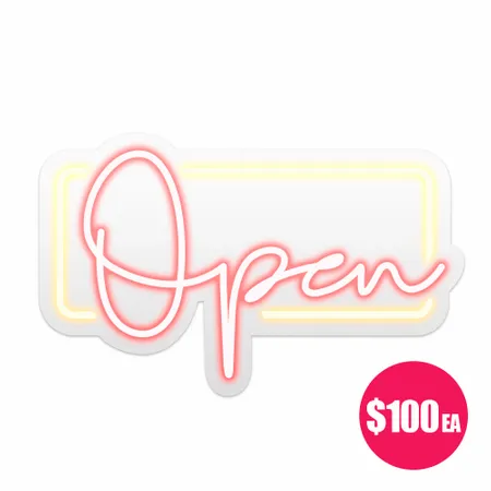 Neon Signs Deals - Custom Stickers Now