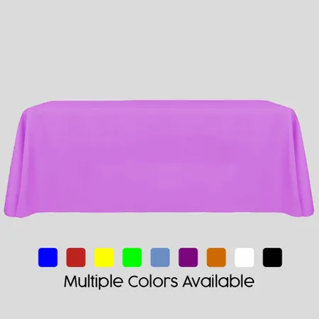 Blank Rectangle Table Throw Cover - Custom Stickers Now