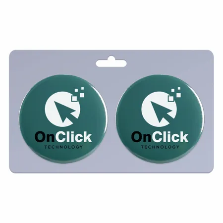 2 pack_Round Lapel Pin 1.25 inch - Custom Stickers Now