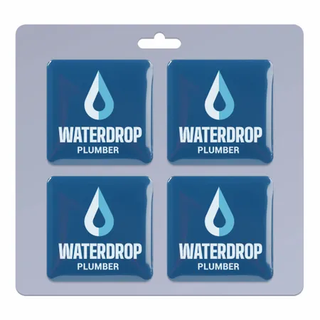 4 pack_Square Lapel Pin 1.25 inch - Custom Stickers Now