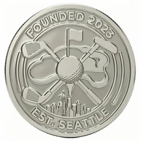 Die Struck Ball Marker - Custom Stickers Now