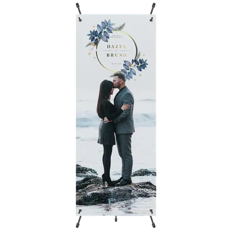 Adjustable X Banner Stands - Custom Stickers Now