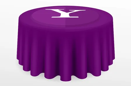 Custom Round Table Covers - Custom Stickers Now