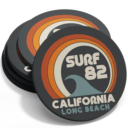 PVC Coasters - Custom Stickers Now
