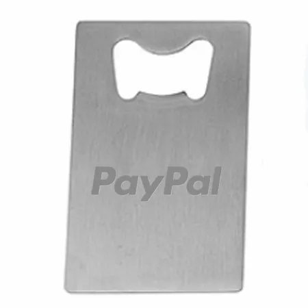 Card-shaped Bottle Opener Keychain Card-shaped Bottle Opener Keychain - Custom Stickers Now