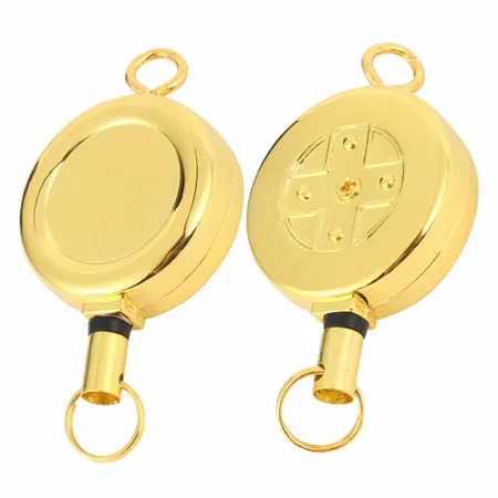 Gold Reel Keychain Gold Reel Keychain - Custom Stickers Now