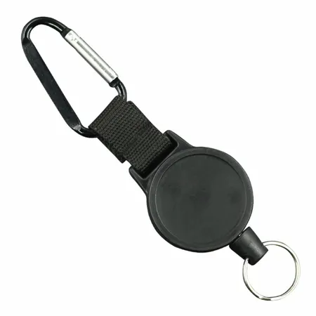 Caribiner Loop Reel Keychain Caribiner Loop Reel Keychain - Custom Stickers Now