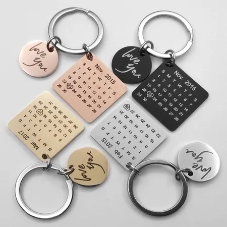 Charming Metal Keychain Charming Metal Keychain - Custom Stickers Now