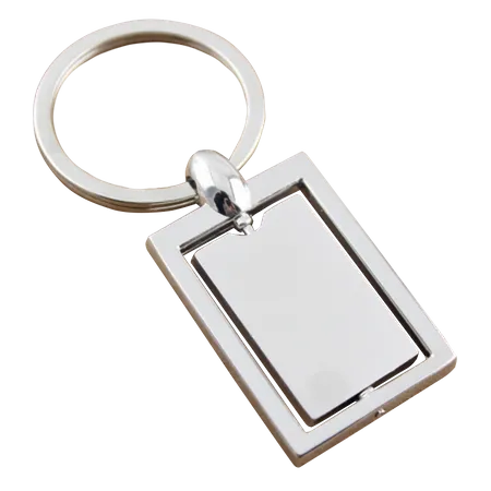 Spinning Square Metal Keychain Spinning Square Metal Keychain - Custom Stickers Now