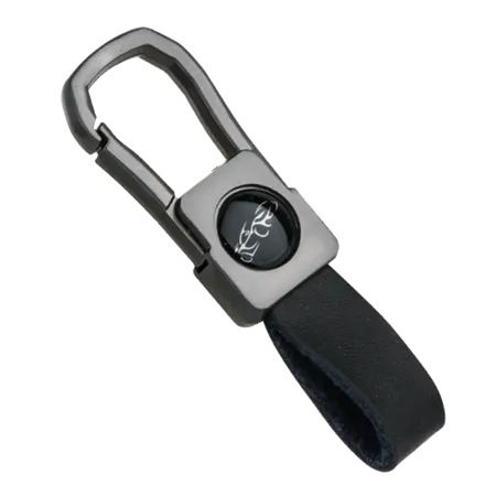 Gun Metal Caribiner Keychain Gun Metal Caribiner Keychain - Custom Stickers Now