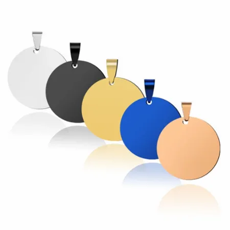 Full Color Circle Metal Keychain Full Color Circle Metal Keychain - Custom Stickers Now