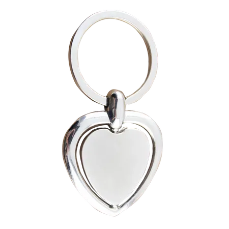 Spinning Heart Metal Keychain Spinning Heart Metal Keychain - Custom Stickers Now