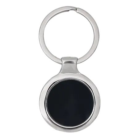 Fashionable Round Metal Keychain Fashionable Round Metal Keychain - Custom Stickers Now