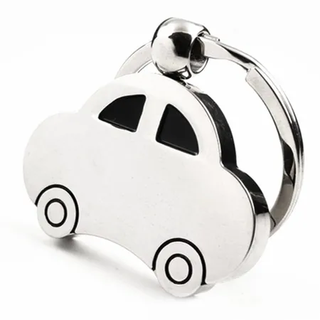 Car Shaped Metal Keychain Car Shaped Metal Keychain - Custom Stickers Now