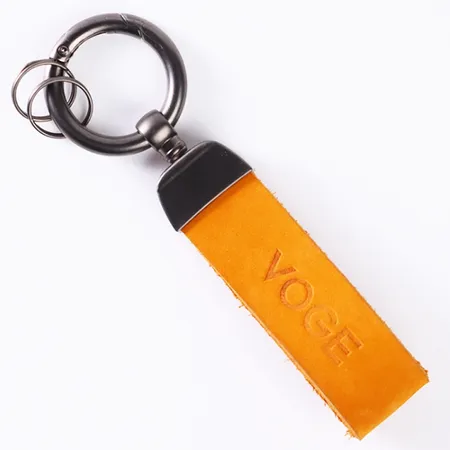 Leather Tag Keychain Leather Tag Keychain - Custom Stickers Now