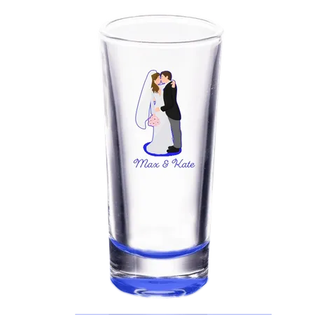 Clear Cordial Shooter Shot Glass - Custom Stickers Now