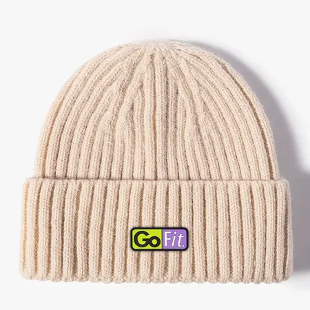 Ritzy Wool Fiber Beanies - Custom Stickers Now