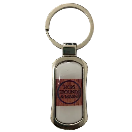 Stylish Rectangle Metal Keychain Stylish Rectangle Metal Keychain - Custom Stickers Now