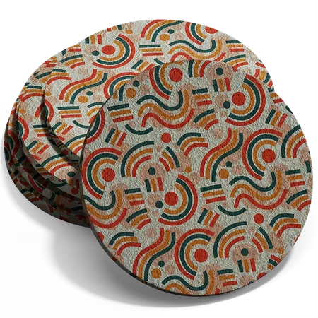 Hard Diatom Mud Coaster - Custom Stickers Now