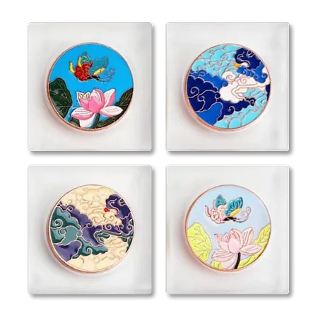 Customized Glass Alloy Coaster - Custom Stickers Now