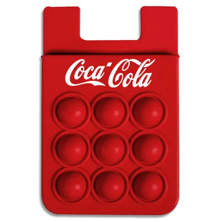 Silicone Push Pop Up Phone Wallet - Custom Stickers Now