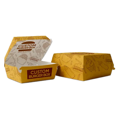 Hamburger Box - Custom Stickers Now